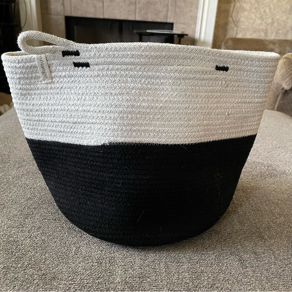 Mia Melange FabFitFun Foldable Cotton Basket